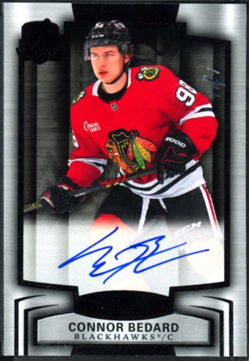 Connor Bedard [Black Shield Gold Foil Autograph Patch] #98