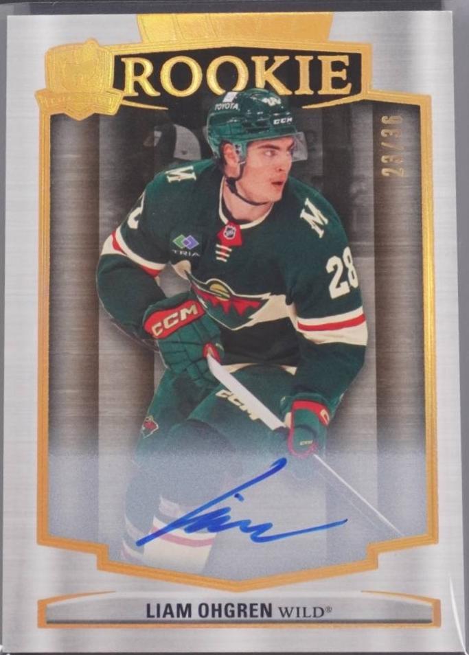 Liam Ohgren [Gold Spectrum Foil Variation Auto Rookie] #112