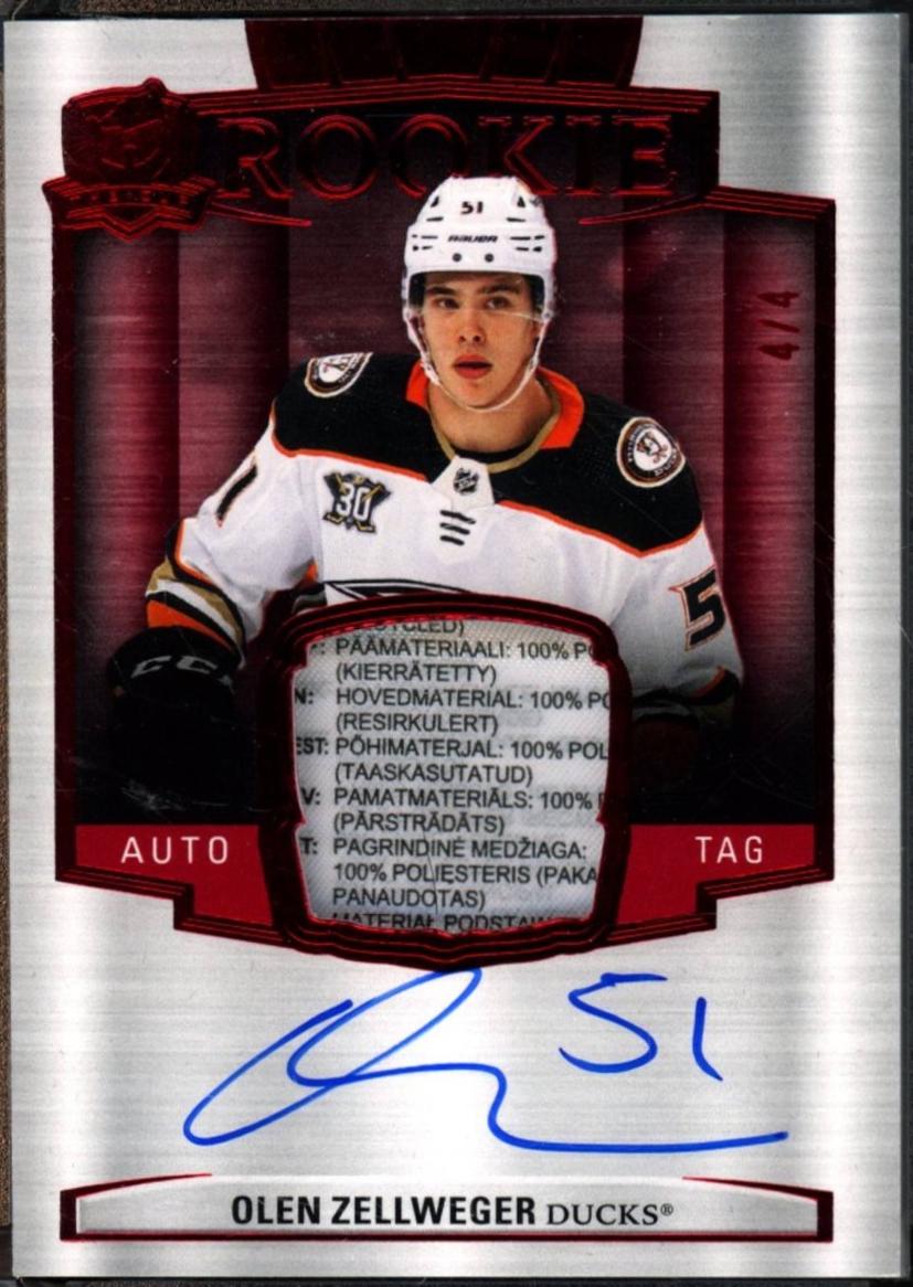 Olen Zellweger [Auto Red Foil Tag] #142
