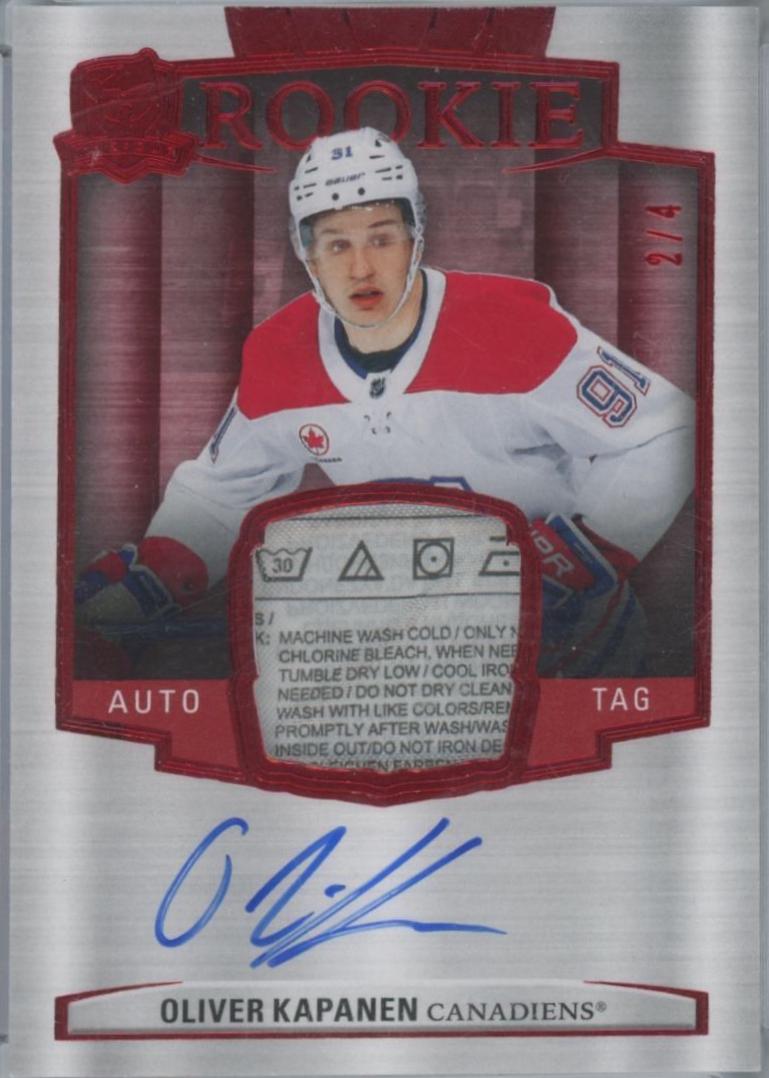 Oliver Kapanen [Auto Red Foil Tag] #165