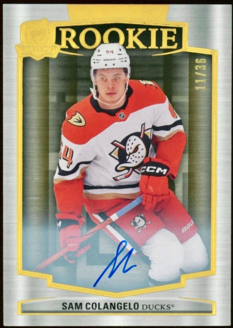 Sam Colangelo [Gold Spectrum Foil Variation Auto Rookie] #129