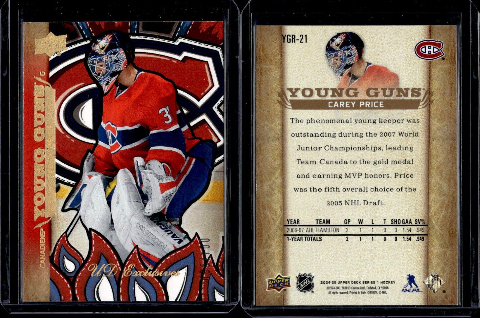 Carey Price [Exclusive] #YGR-21
