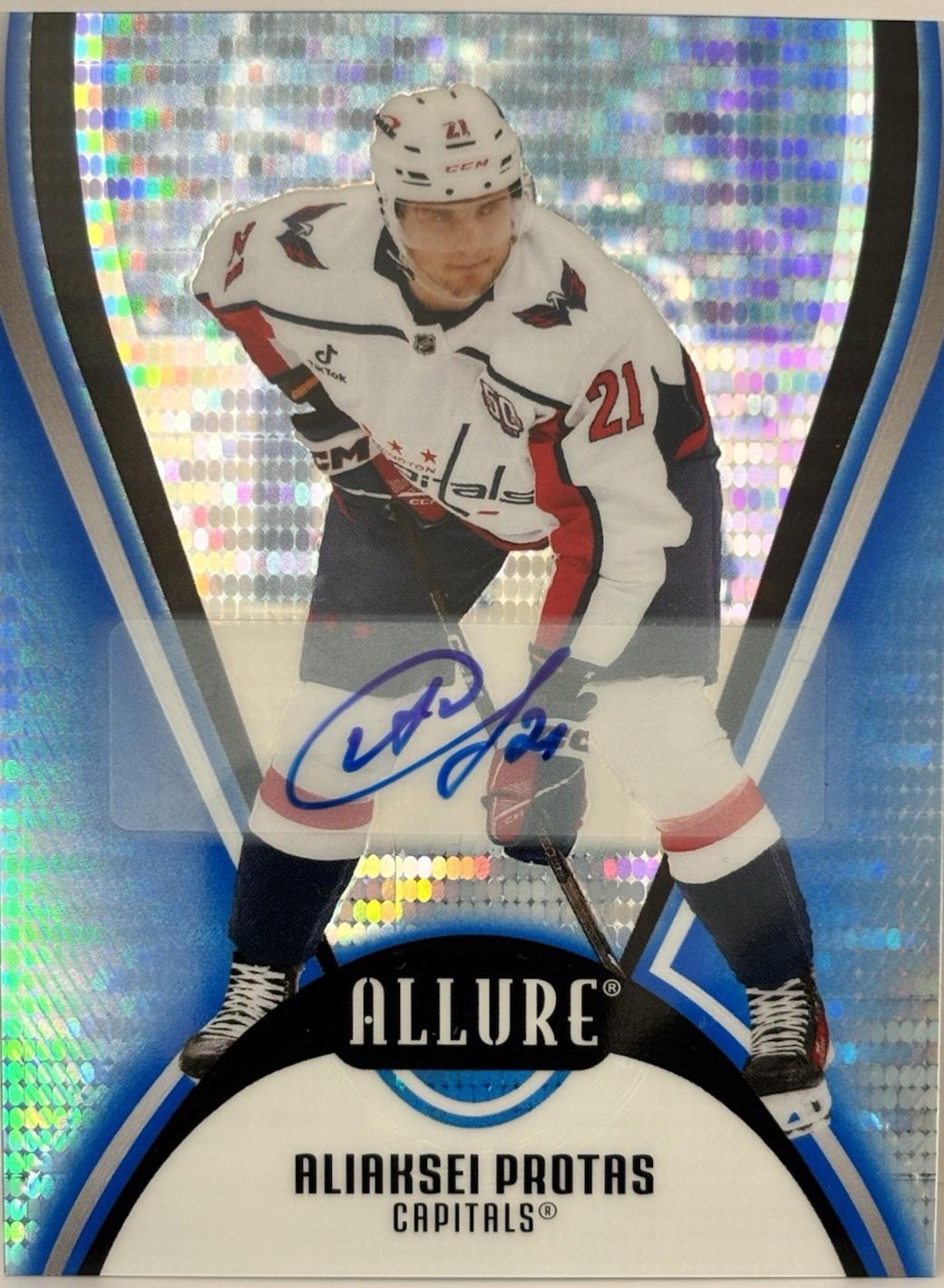 Aliaksei Protas [Blue Line Autograph] #56