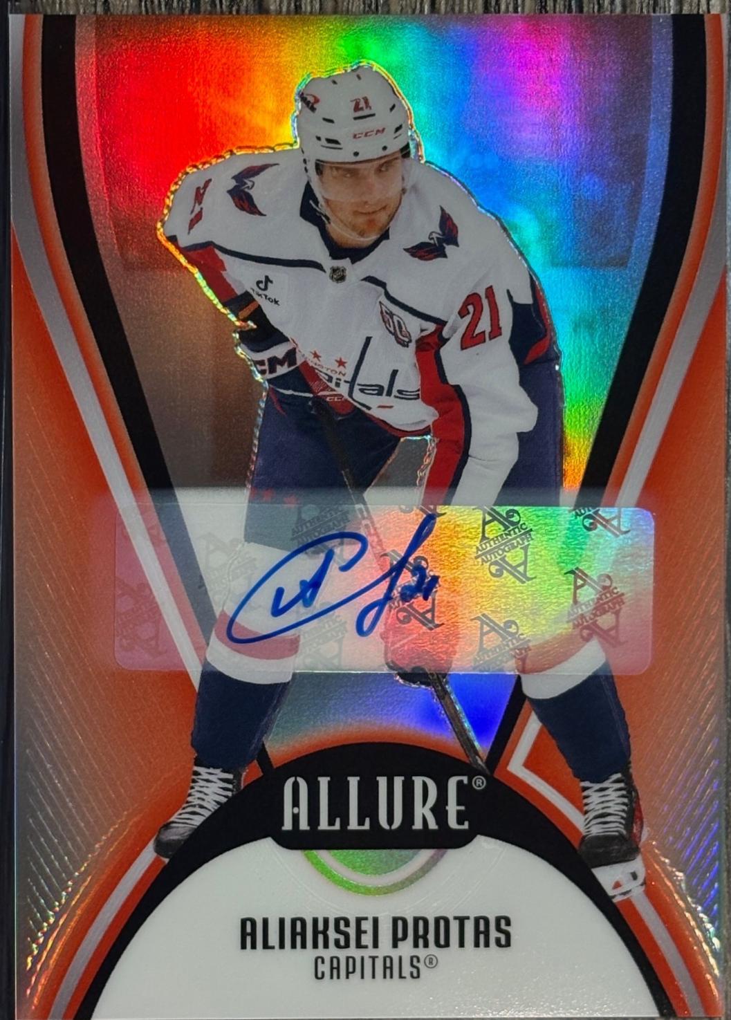Aliaksei Protas [Red Rainbow Autograph] #56
