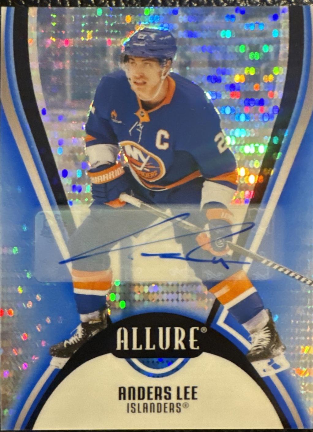 Anders Lee [Blue Line Autograph] #7