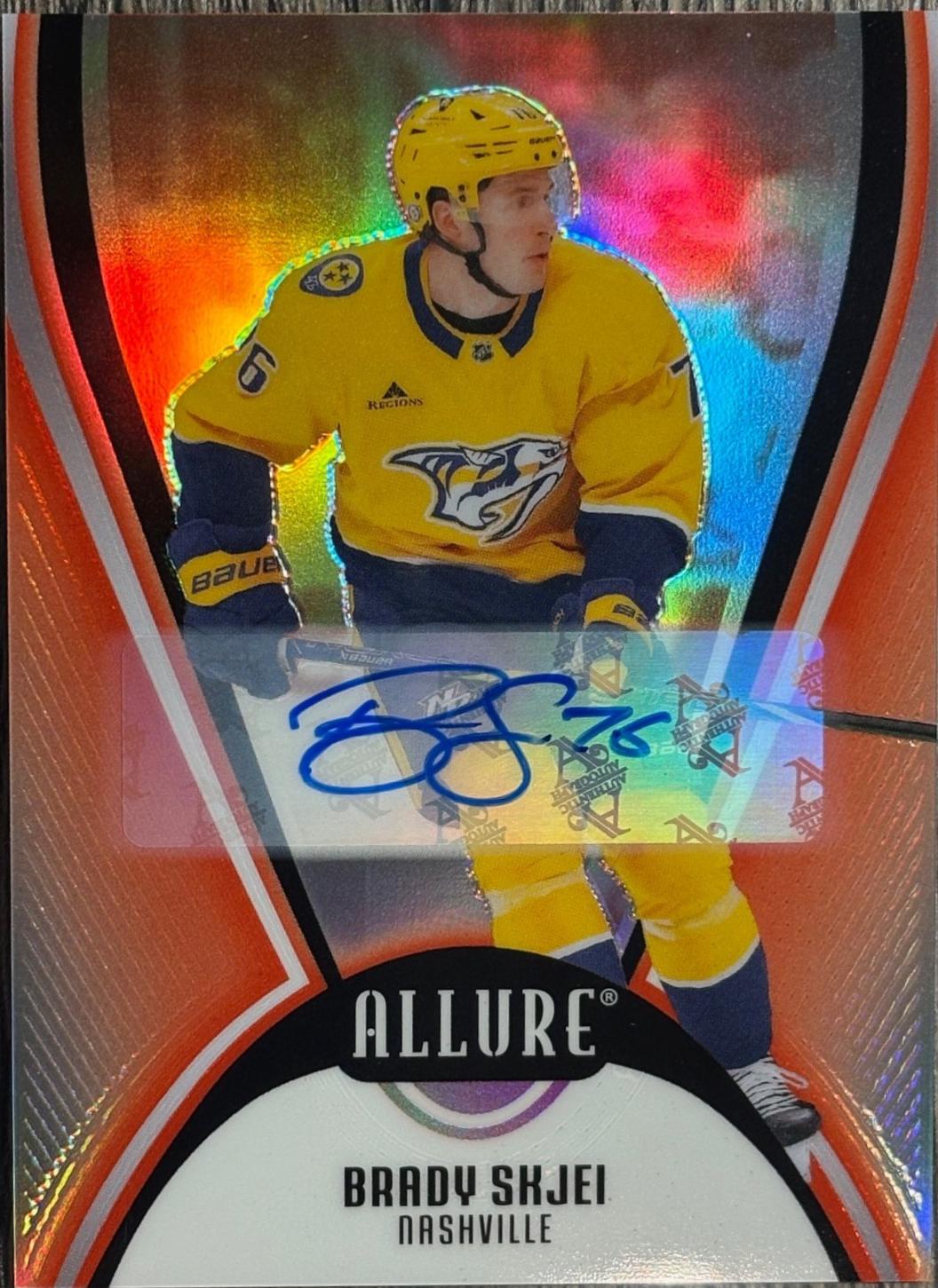 Brady Skjei [Red Rainbow Autograph] #74