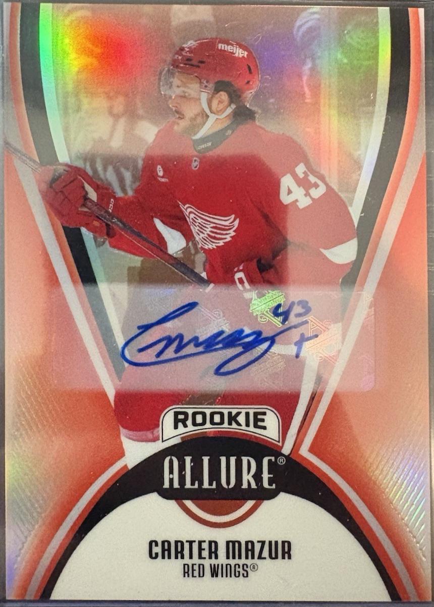Carter Mazur [Red Rainbow Autograph] #103