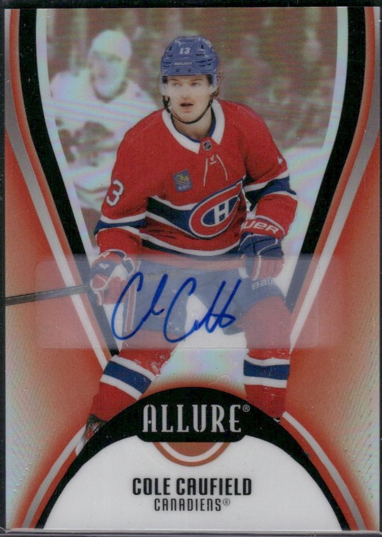 Cole Caufield [Red Rainbow Autograph] #86