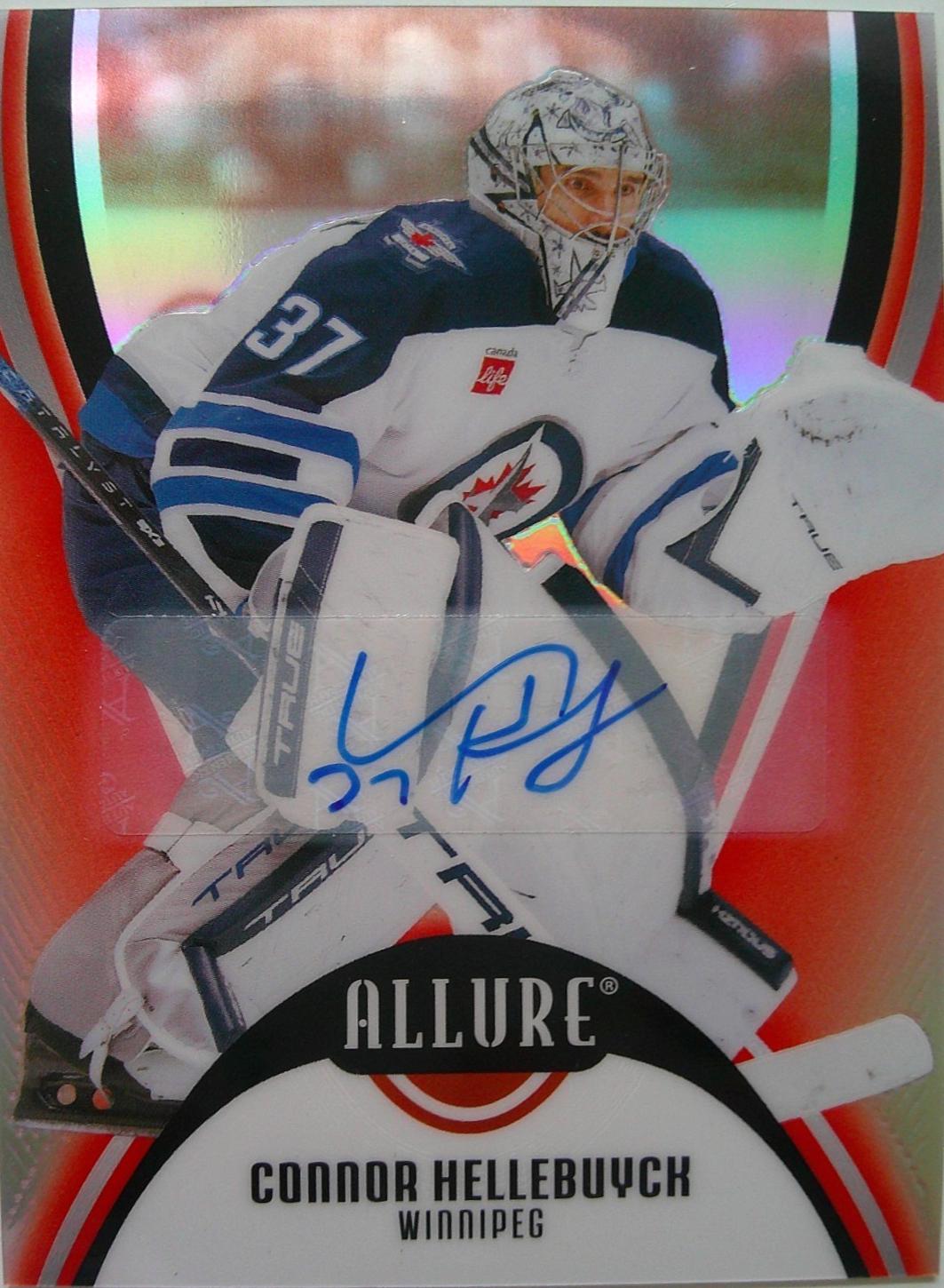Connor Hellebuyck [Red Rainbow Autograph] #95
