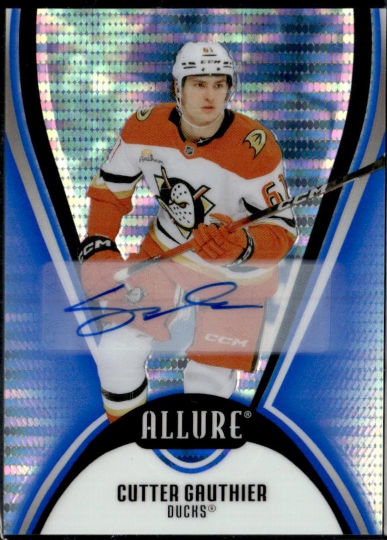 Cutter Gauthier [Blue Line Autograph] #93