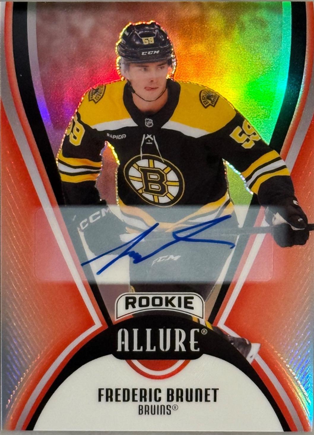 Frederic Brunet [Red Rainbow Autograph] #142