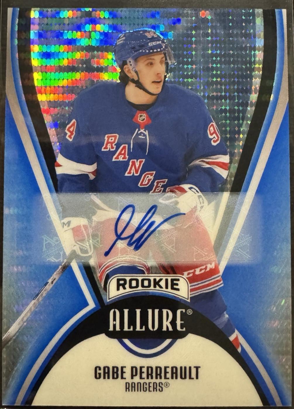 Gabe Perreault [Blue Line Autograph] #122