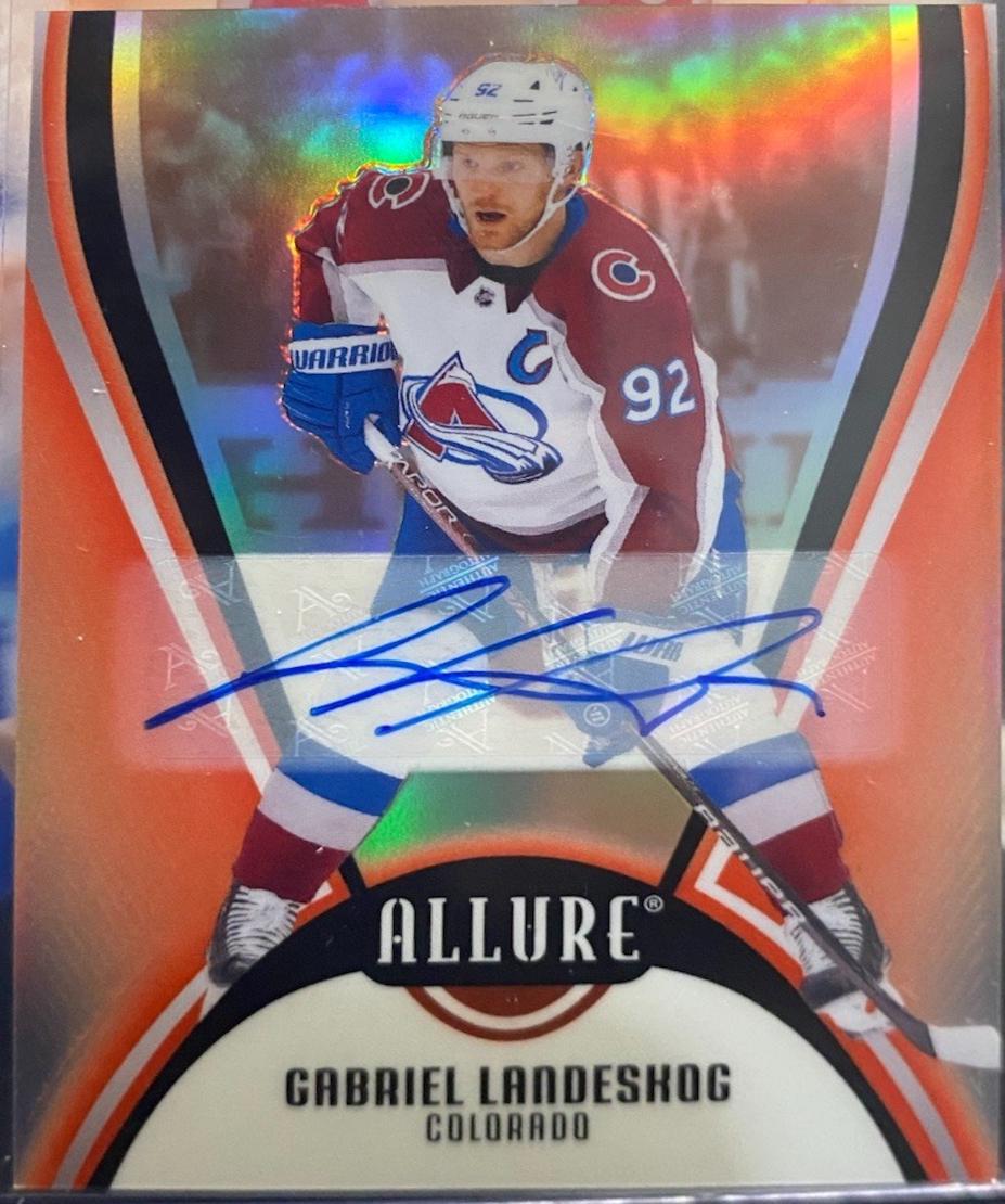 Gabriel Landeskog [Red Rainbow Autograph] #1