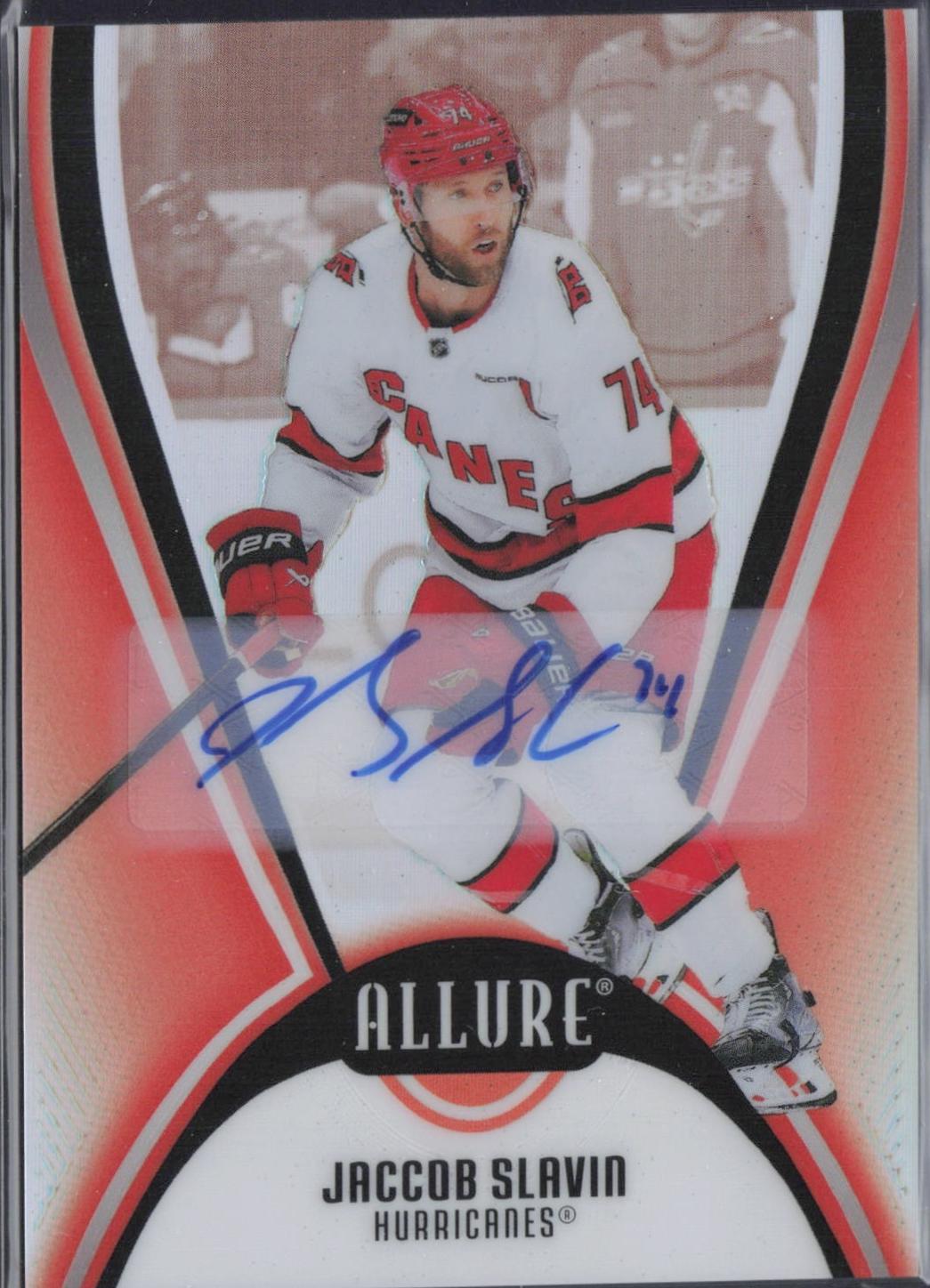 Jaccob Slavin [Red Rainbow Autograph] #15
