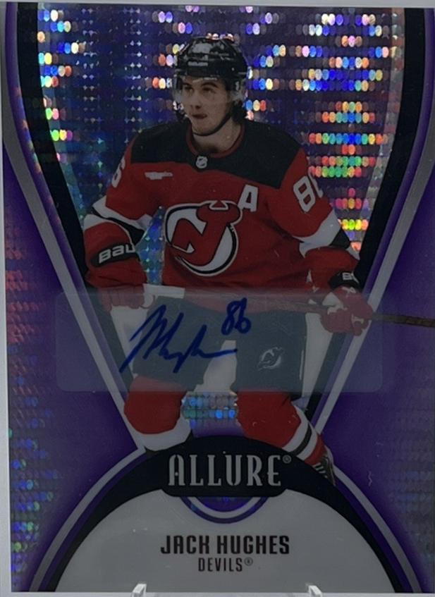 Jack Hughes [Purple Diamond Autograph] #34