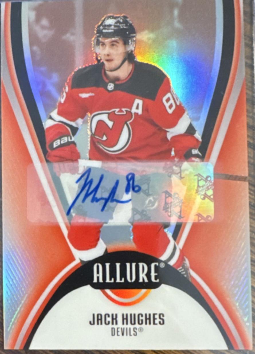 Jack Hughes [Red Rainbow Autograph] #34