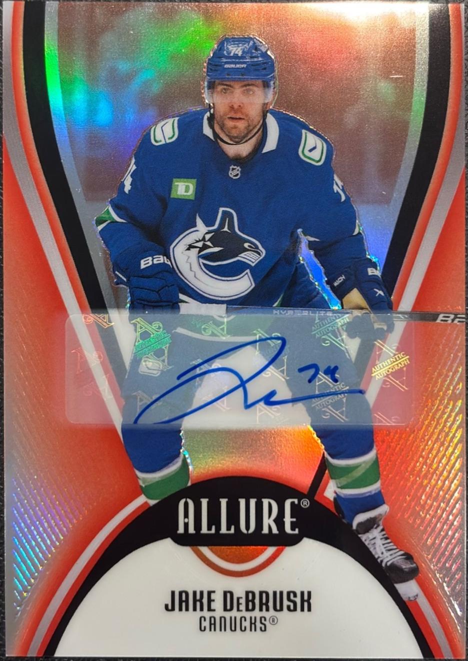 Jake DeBrusk [Red Rainbow Autograph] #99