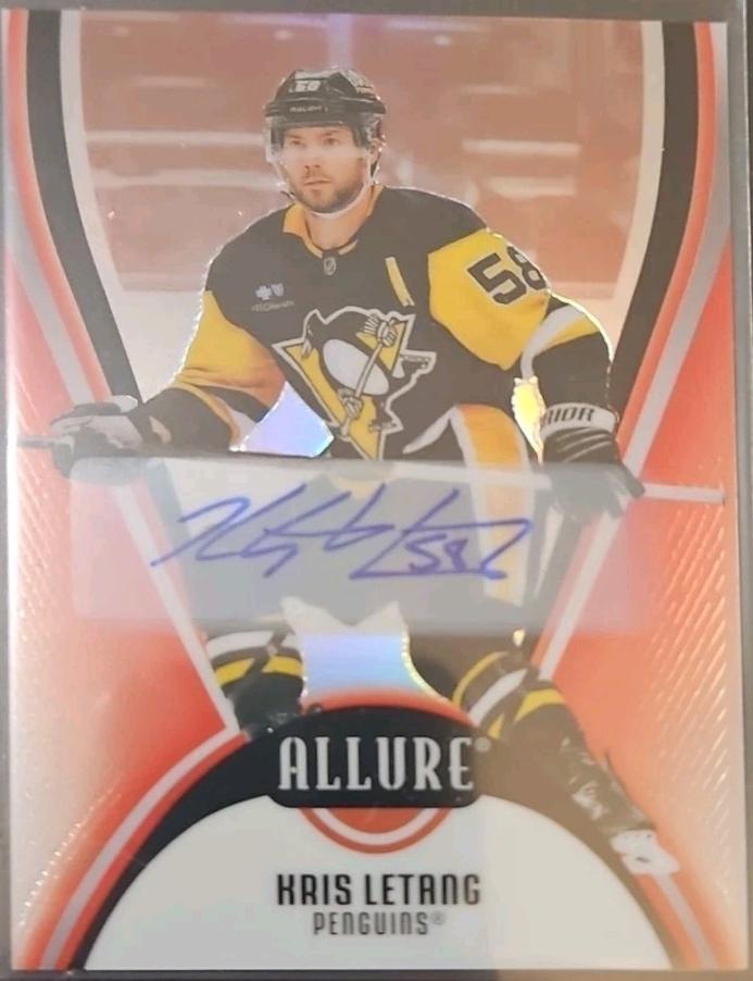 Kris Letang [Red Rainbow Autograph] #60