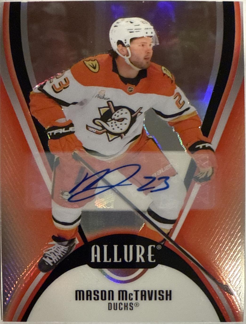 Mason McTavish [Red Rainbow Autograph] #69