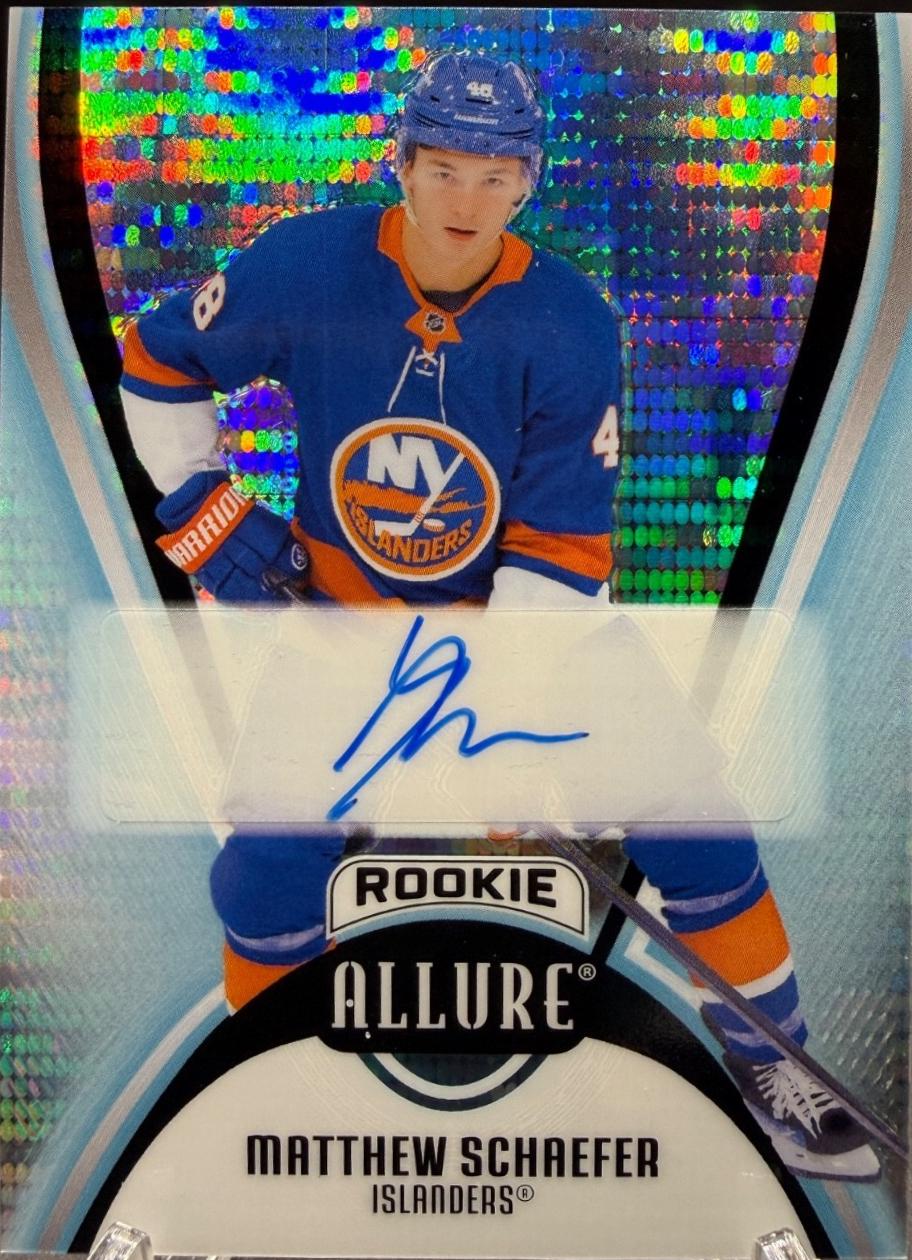 Matthew Schaefer [Extended Rookie Blue Line Autograph] #AR-MS