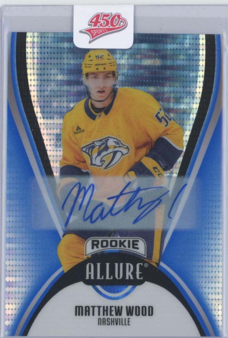 Matthew Wood [Blue Line Autograph] #119