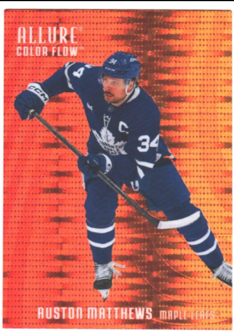 Auston Matthews [Red Orange Spectrum] #CF-26