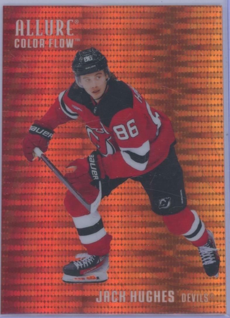 Jack Hughes [Red Orange Spectrum] #CF-21