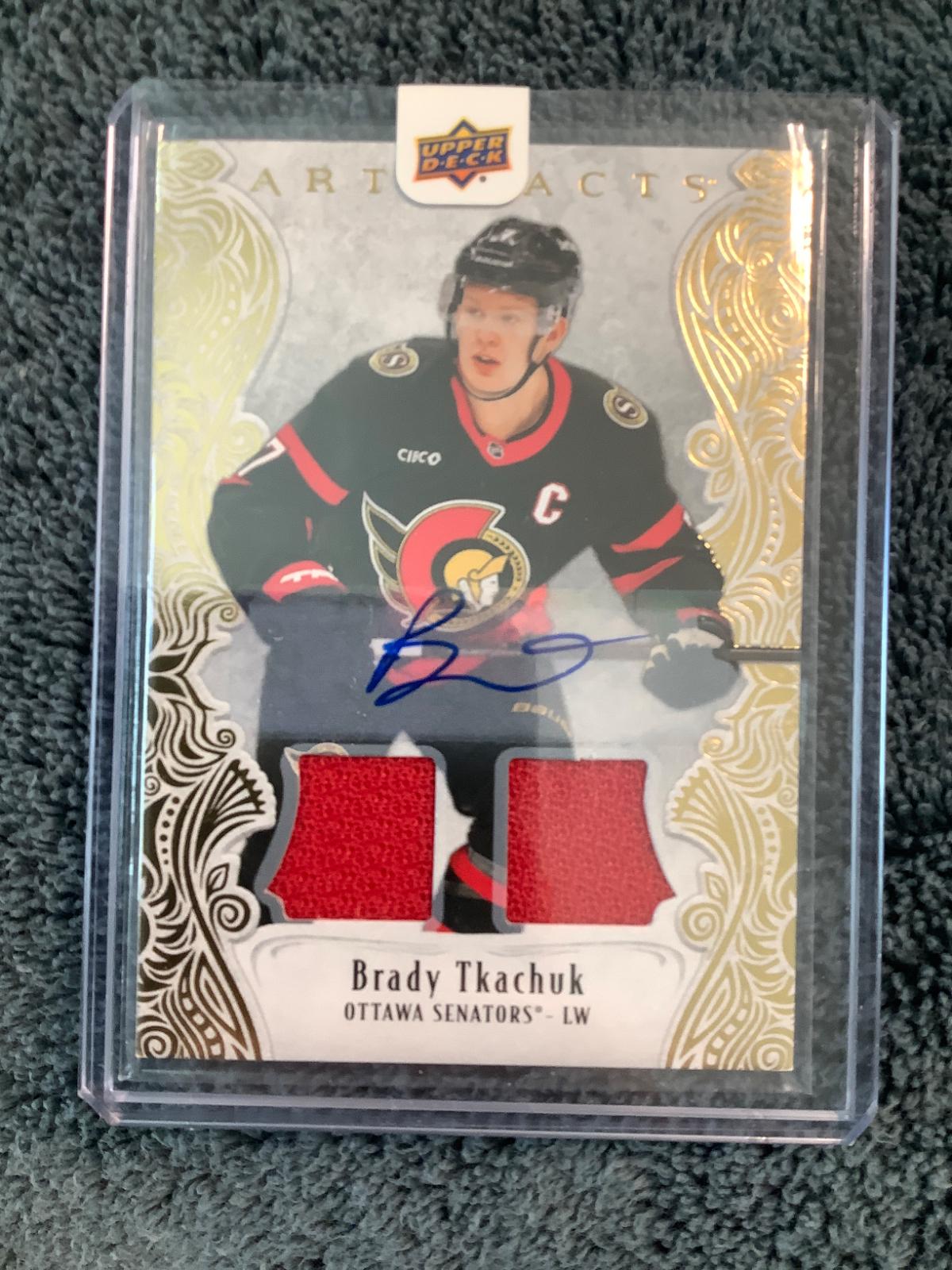 Brady Tkachuk [Auto Material Gold] #126