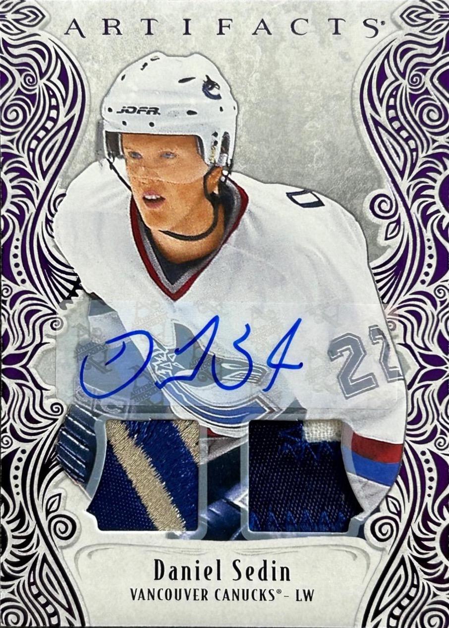 Daniel Sedin [Purple Autograph Material] #165