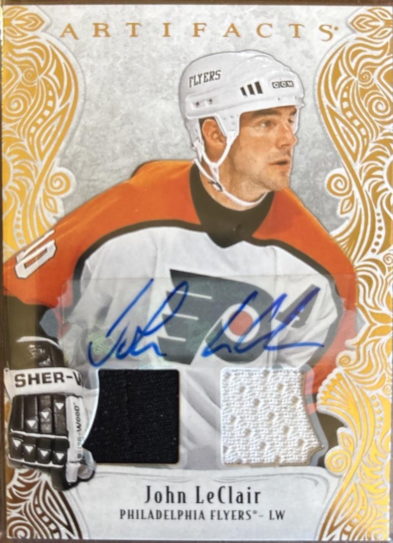 John LeClair [Gold Autograph Material] #159