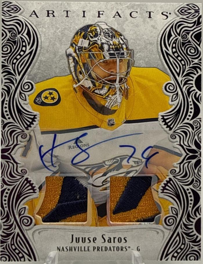 Juuse Saros [Purple Autograph Material] #142