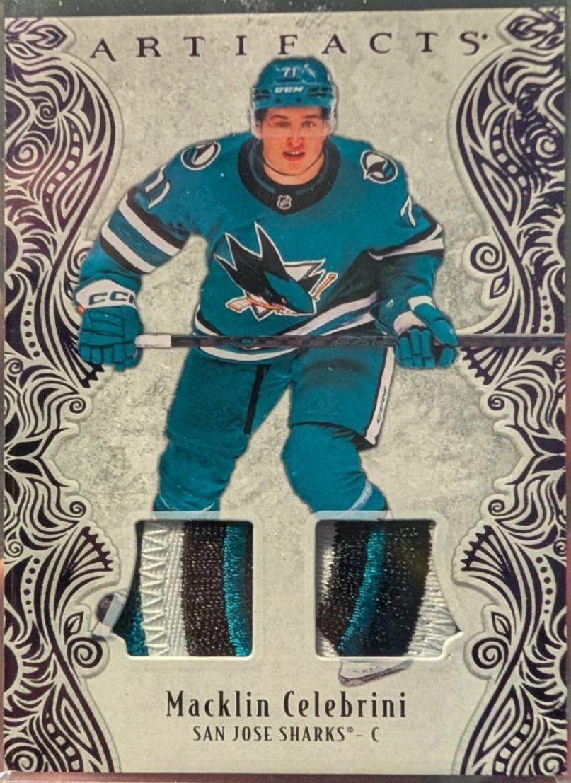 Macklin Celebrini [Material Purple] #42