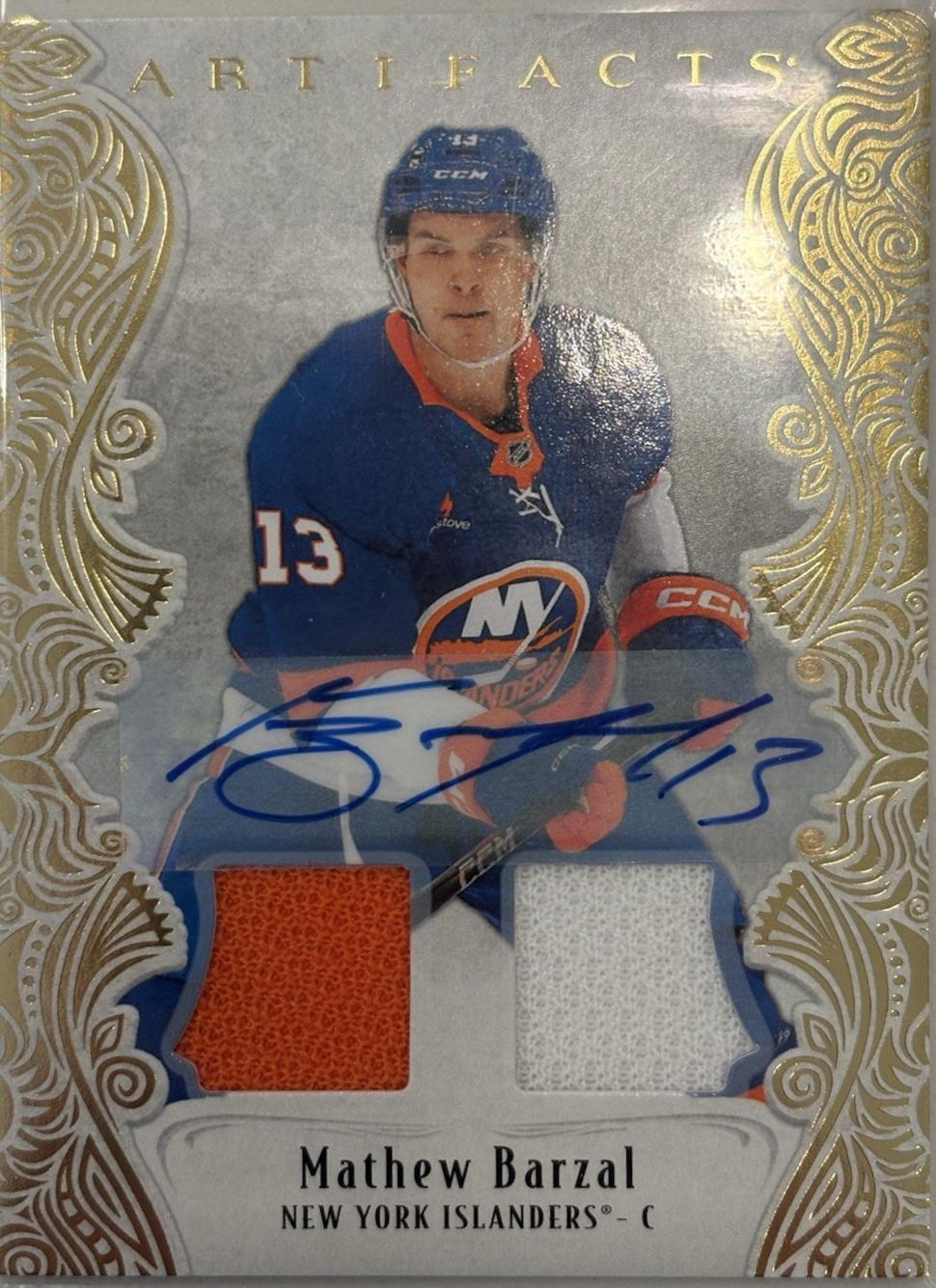 Mathew Barzal [Auto Material Gold] #127