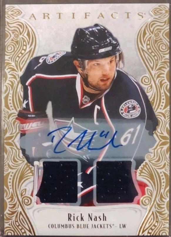 Rick Nash [Gold Autograph Material] #170