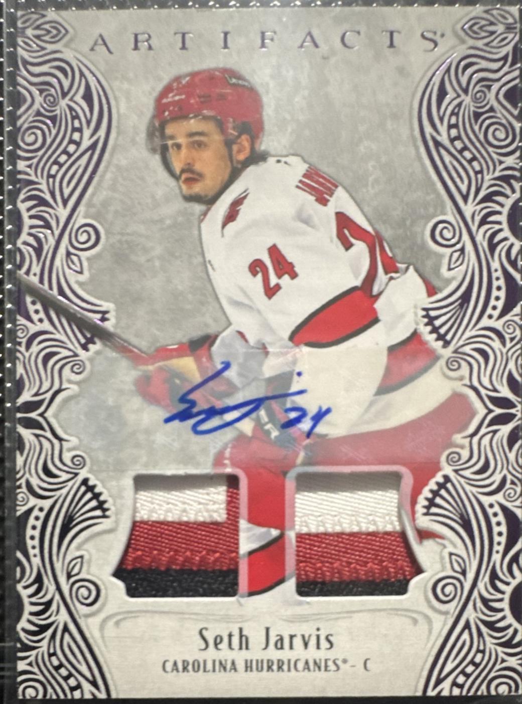Seth Jarvis [Auto Material Purple] #104