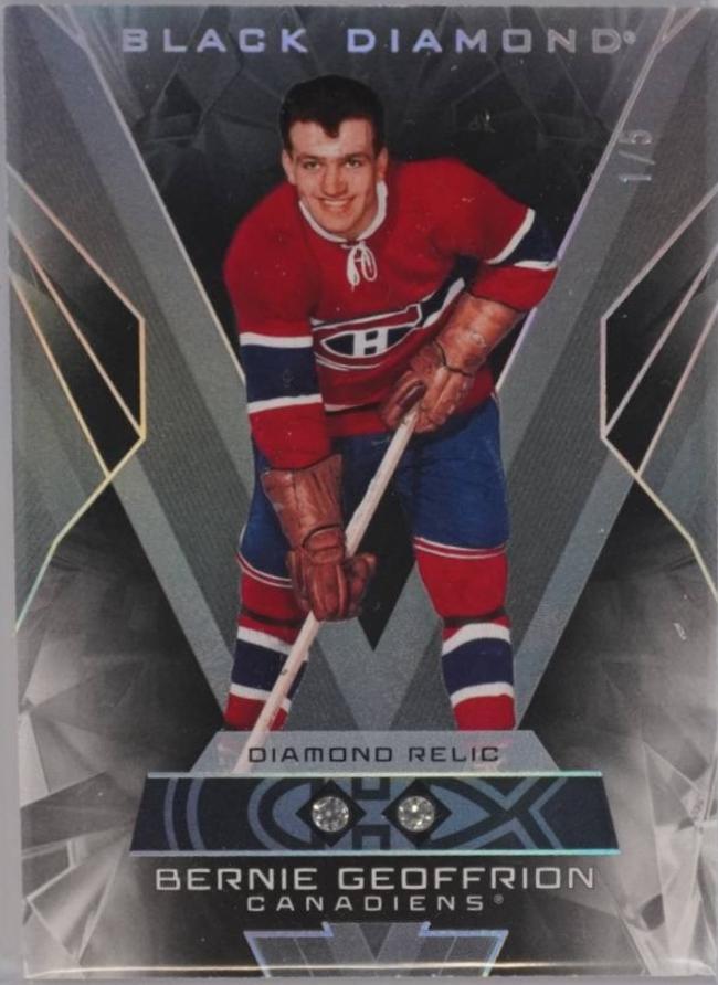 Bernie Geoffrion [Diamond Relic Legends Double] #BDB-BG