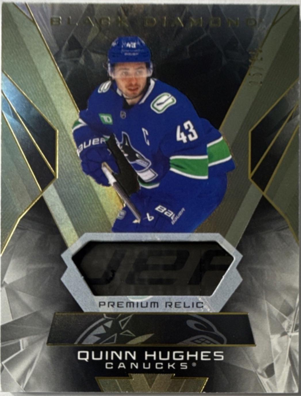 Quinn Hughes [Premium Relic] #BDB-QH