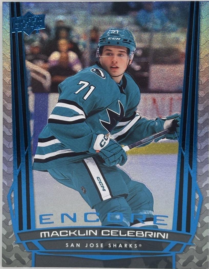 Macklin Celebrini [Blue] #E-10