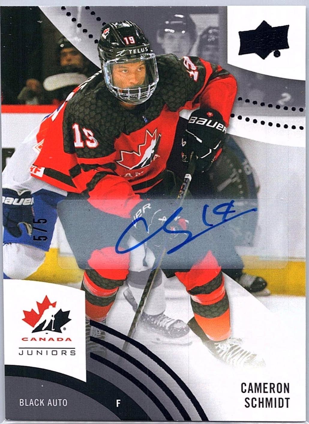 Cameron Schmidt [Black Autograph] #45