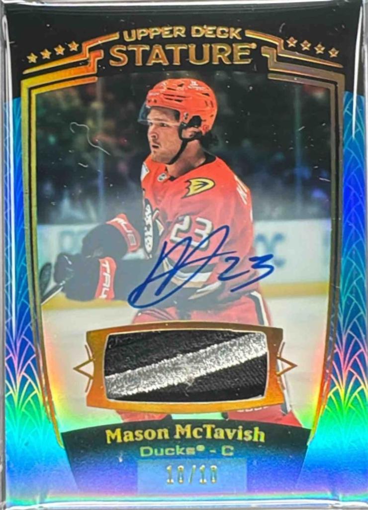 Mason McTavish [Blue Autograph Memorabilia] #5