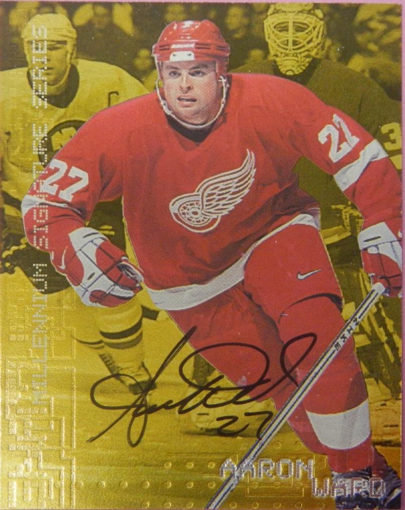 Aaron Ward [Autograph Gold] #92