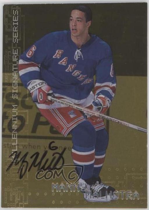 Manny Malhotra [Autograph Gold] #163