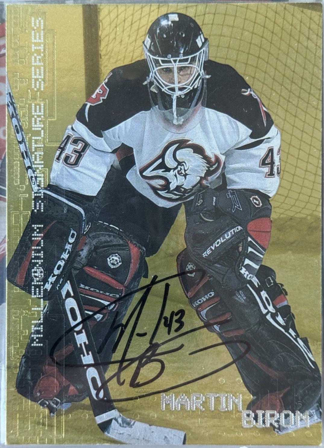Martin Biron [Autograph Gold] #35