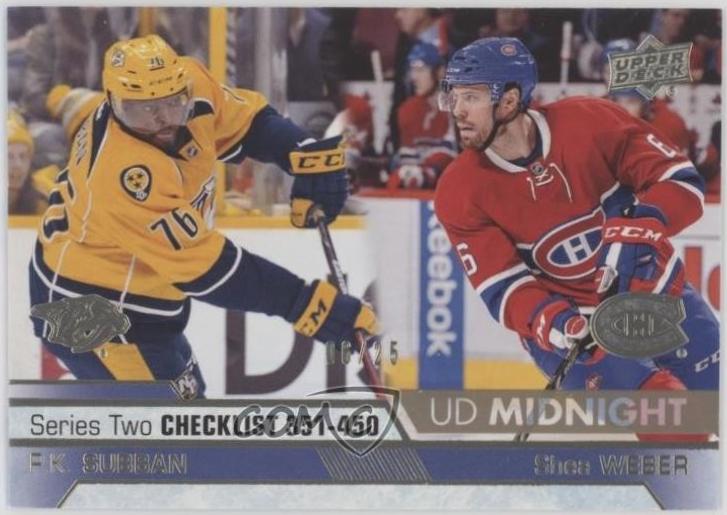 P. K. Subban, Shea Weber [Midnight] #450