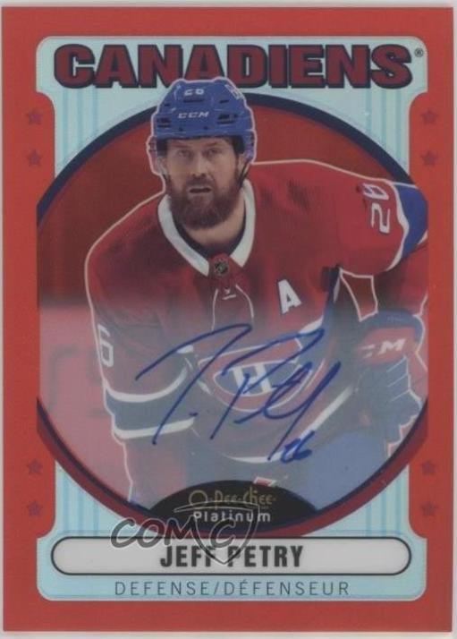 Jeff Petry [Red Rainbow Autograph] #R-6