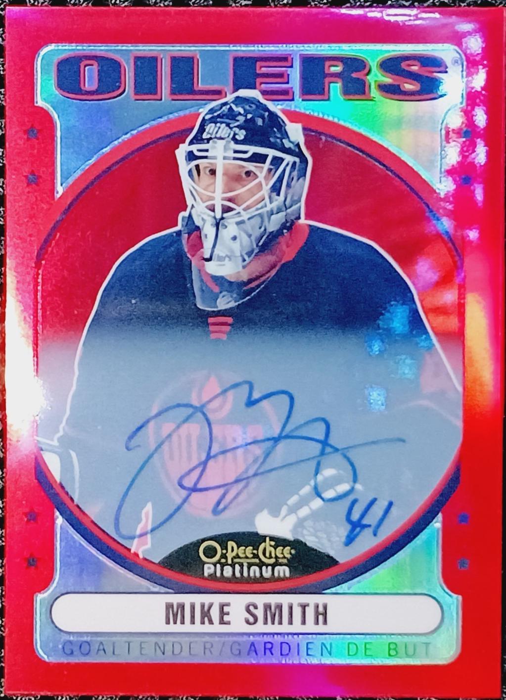 Mike Smith [Red Rainbow Autograph] #R-40