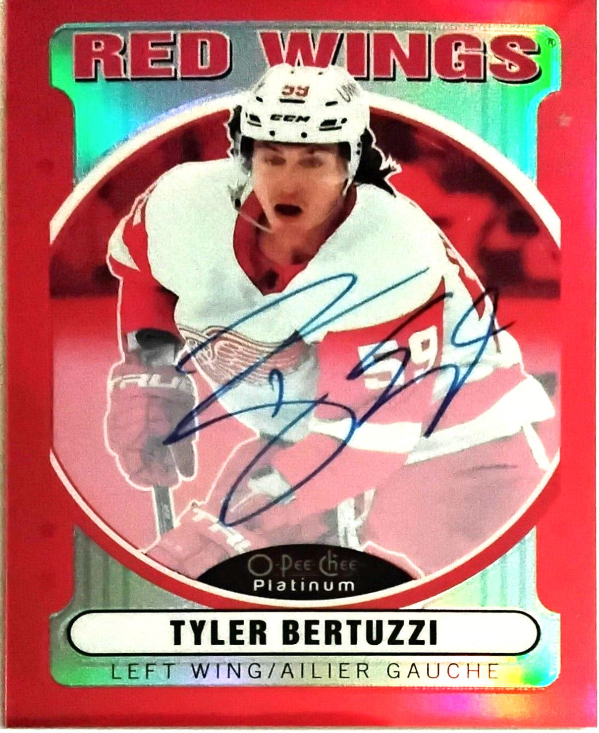 Tyler Bertuzzi [Red Rainbow Autograph] #R-26