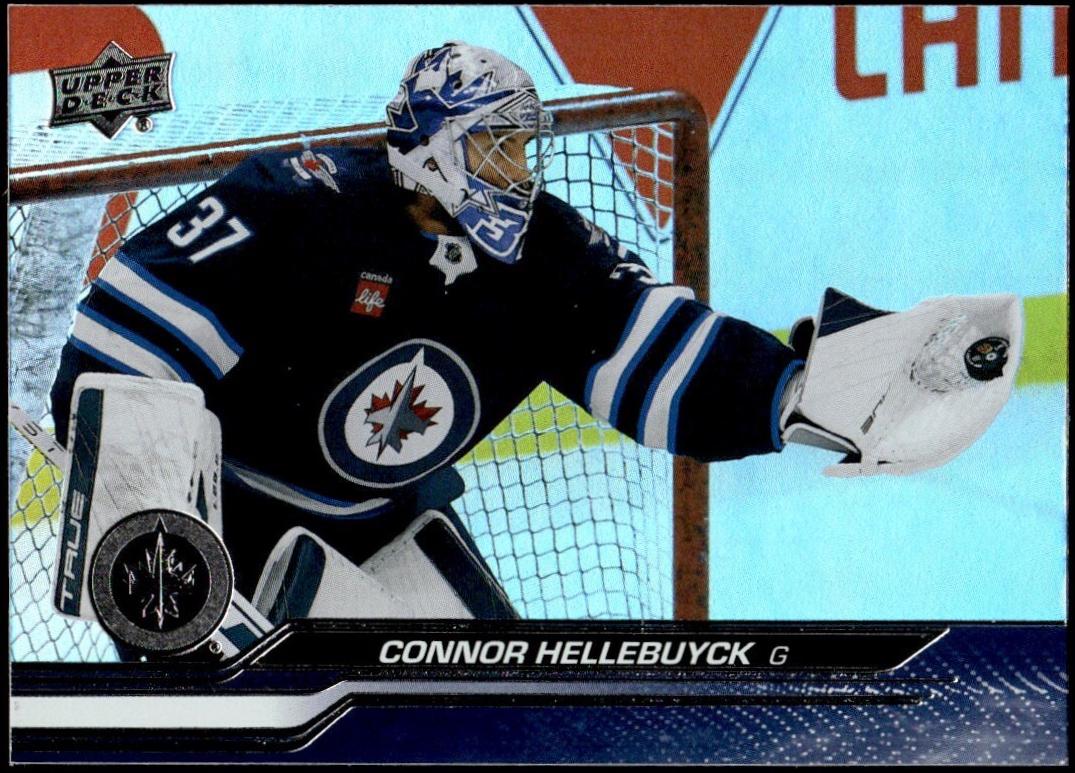 Connor Hellebuyck [Silver Foil] #448