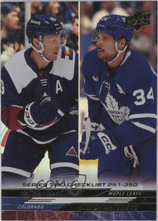 Nathan MacKinnon / Auston Matthews [Silver Foil] #449