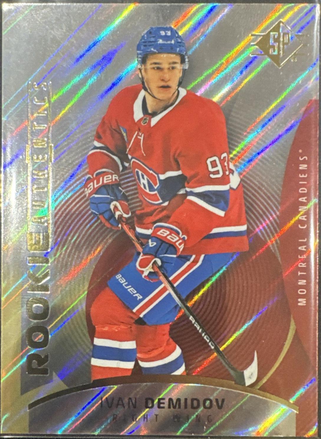 Ivan Demidov [Patterned Foilboard Gold Rookie Authentics] #137